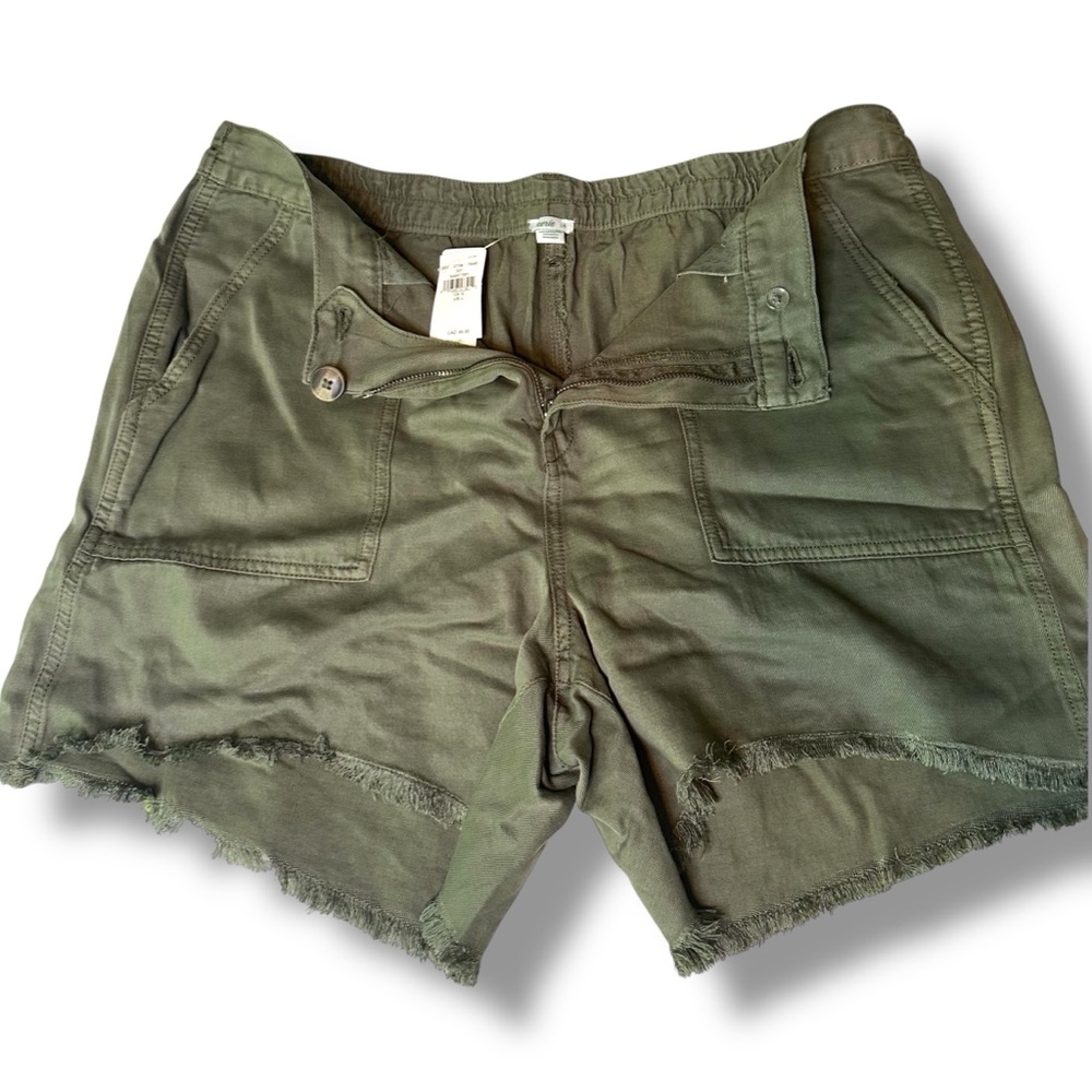Aerie Olive Cargo Shorts for Women